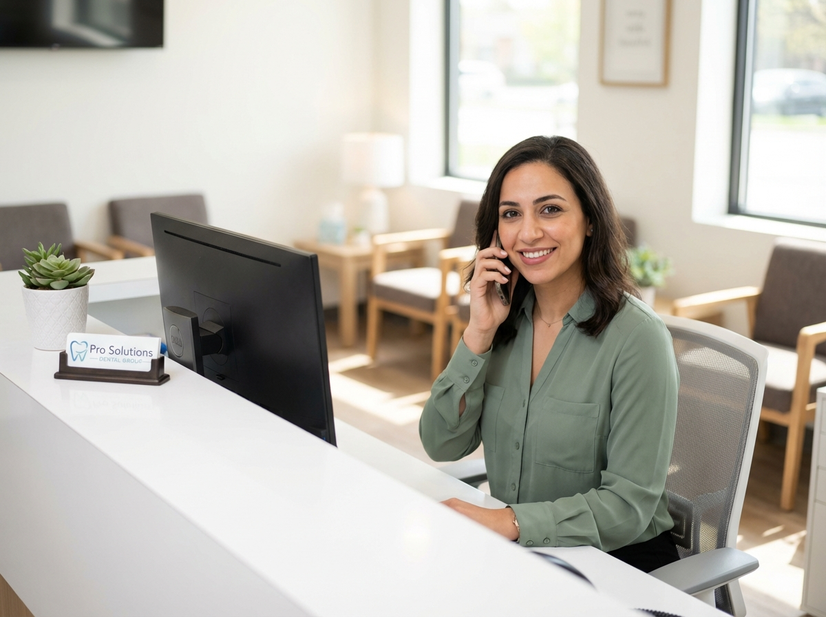 Friendly team member at Pro Solutions Dental Group ready to help with your dental emergency in Prescott, AZ.
