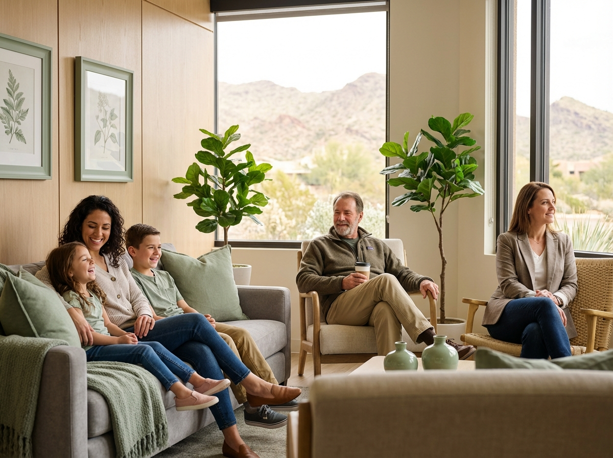 Diverse patients including families, seniors, and professionals receiving sedation dentistry in greater Prescott region