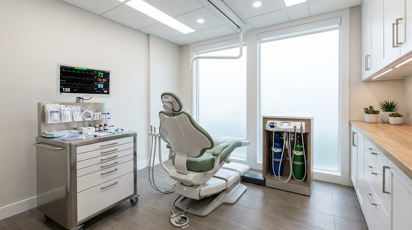Advanced sedation dentistry equipment and monitoring technology at Pro Solutions Dental Group Prescott